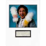 Ken Dodd 16x12 overall mounted signature piece includes a signed album page and a superb colour