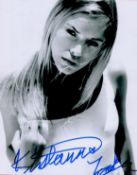 Kristanna Loken signed 10x8 black and white photo. American actress and model. She is known for