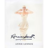 Annie Lennox signed 10x8 colour photo. Scottish singer-songwriter, political activist and