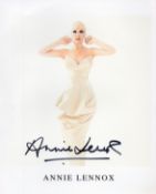 Annie Lennox signed 10x8 colour photo. Scottish singer-songwriter, political activist and