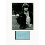 Martin Shaw 16x12 overall The Professionals mounted signature piece includes signed album page and a