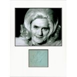 Dick Emery 16x12 overall mounted signature piece includes a signed album page and a vintage black