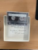 Cassette tape which has the only know recording of the gig, taken from the master copy which was