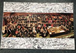 Labour Politicians Multiple signed photo. Amazing 16 x 12 inch photo signed by Tony Blair and all