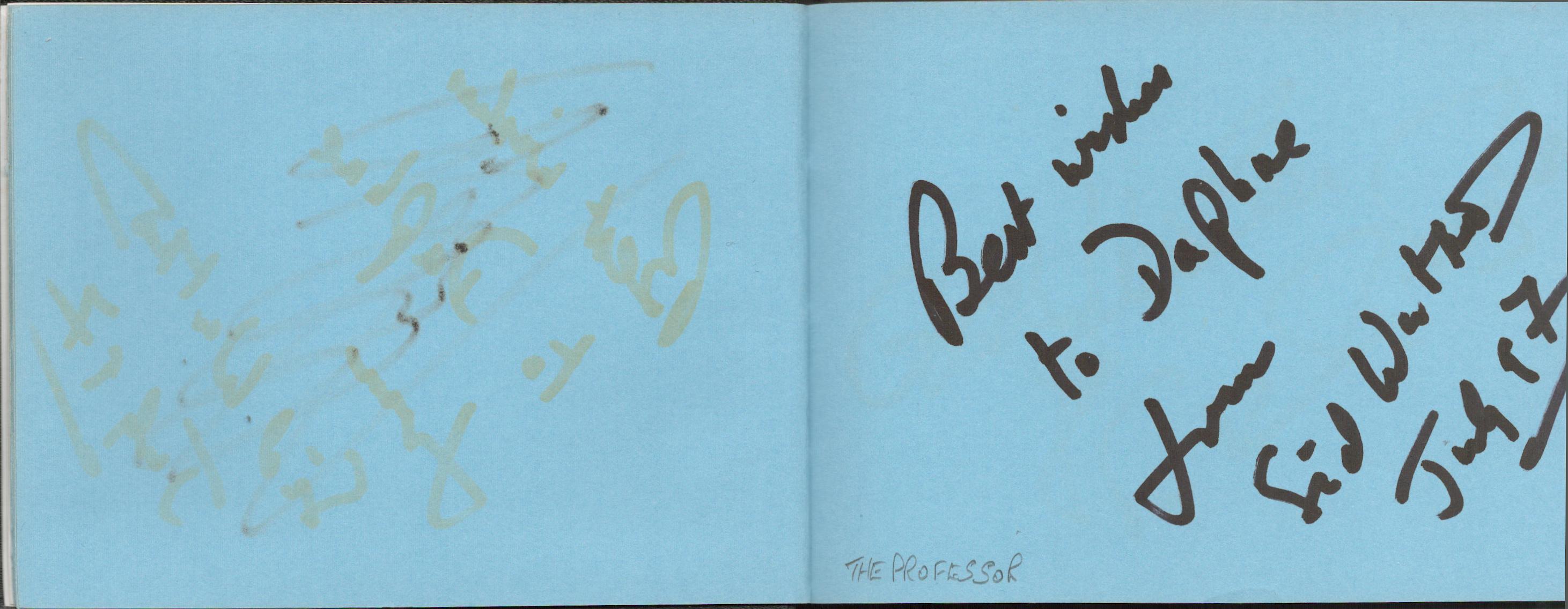 An Autograph Book Containing 25 Fantastic Signatures including Rory Underwood, Jackie Oliver, - Image 4 of 5