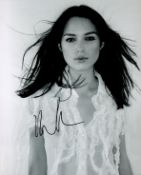 Keira Knightley signed 10x8 black and white photo. English actress. Good condition. All autographs