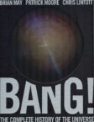 Brian May Hand signed Book Titled 'Bang-The Complete History of the Universe'. Dedicated and