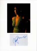 Jada Pinkett Smith 16x12 overall mounted signature piece includes a signed album page and superb