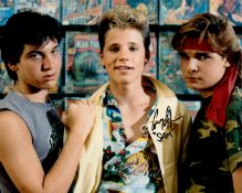 Corey Haim signed 10x8 colour photo from The Lost Boys. Good condition. All autographs come with a