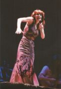 Kate Bush signed 12x8 colour photo. Catherine Bush CBE (born 30 July 1958) is an English singer,