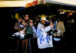 Black Eyed Peas signed 12x8 colour photo. Signed by all 4. American musical group consisting of
