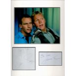 Robson and Jerome 17x14 overall mounted signature piece includes two signed album pages and a superb