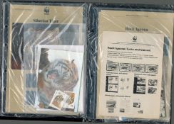 11 x W. W. F. Conservation Stamp Collection Packs Unopened Each Pack has 3 Album pages with Adhesive
