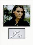 Suranne Jones 16x12 overall mounted signature Dr Foster signature piece includes a signed album page
