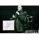 Bill Medley signed 12x8 mounted signature display includes signed album page and a superb black