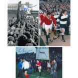 Autographed RUGBY 12 x 8 photos - A superb lot of signed images to include British and Irish Lions