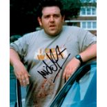 Nick Frost signed 10x8 colour photo from Shaun of the Dead. Good condition. All autographs come with