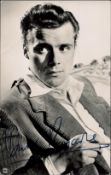 Dirk Bogarde signed 6x4 black and white vintage photo. Sir Dirk Bogarde (born Derek Niven van den