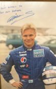 Mika Juhani Salo Hand signed Colour Photo in Frame. Overall size is 20x14. Dedicated. Salo is a