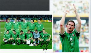 Football Republic of Ireland X3 Leicester X1 Portsmouth X1 8X10 Unsigned photos. Good condition. All