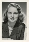 Janet Leigh signed 6x4 vintage black and white photo. Janet Leigh (born Jeanette Helen Morrison;