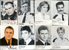 The Bill collection of 15 signed 6x4 promo photographs featuring big stars of the show from across