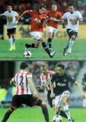 Footballer Adnan Januzaj collection. Includes 3 signed coloured photos. Good condition. All