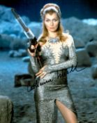 Catherine Schnell signed 10x8 colour photo from Space 1999. Good condition. All autographs come with
