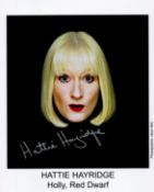 Hattie Hayridge signed 10x8 colour photo from Red Dwarf. Good condition. All autographs come with