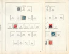 Demark Used Stamps on 20 Album Leaves plus Mint and Used Greenland Stamps on 2 Album Leaves