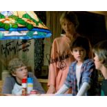 Dee Wallace and Robert Macnaughton signed 10x8 colour photo from ET. Good condition. All