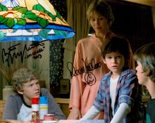 Dee Wallace and Robert Macnaughton signed 10x8 colour photo from ET. Good condition. All
