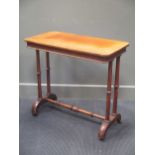 A mahogany side table 70 x 76 x 38.5cm