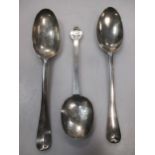 Three early spoons,
