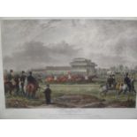 A hand coloured engraving after Charles Towne 'Newton Races 1831 - Fylde Beating Halston and