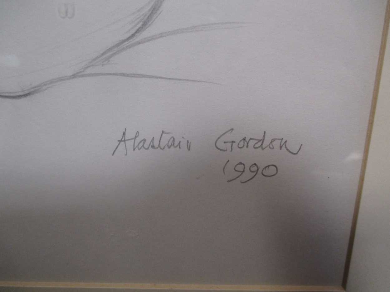 Alastair Gordon Marquess of Aberdeen (British 1920-2002) Female nude signed and dated '1990' - Image 4 of 5