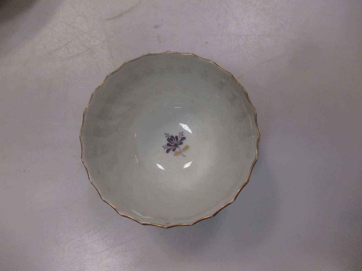 A continental porcelain cup and saucer circa 1780, a Barr Worcester teabowl circa 1790, a faience - Image 16 of 20