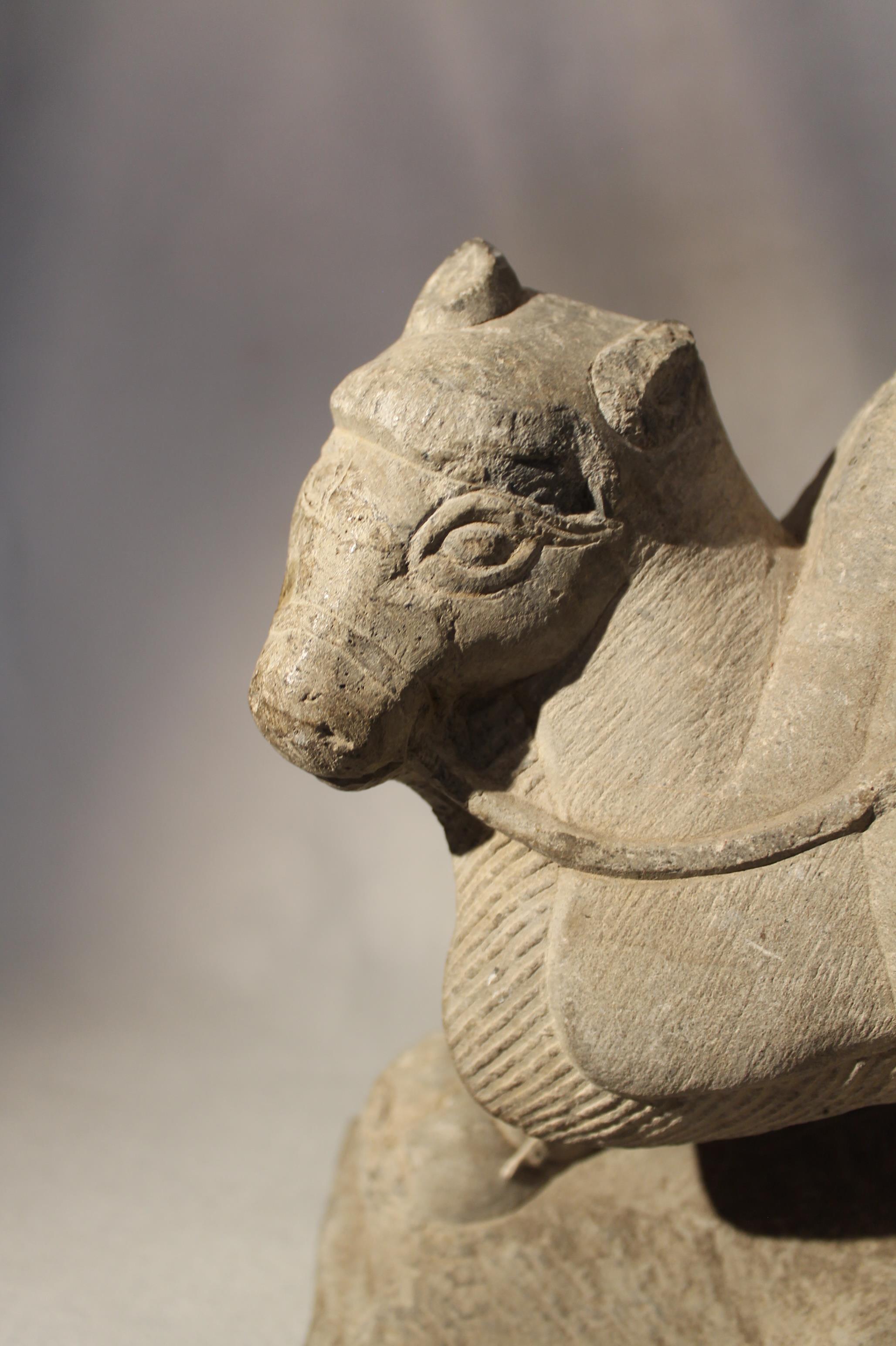 A Chinese stone model of a camel - Image 3 of 4