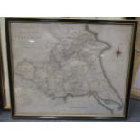 Cary, A Map of East Riding, Yorkshire 1805, Another Map of Middlesex 1787 (2)