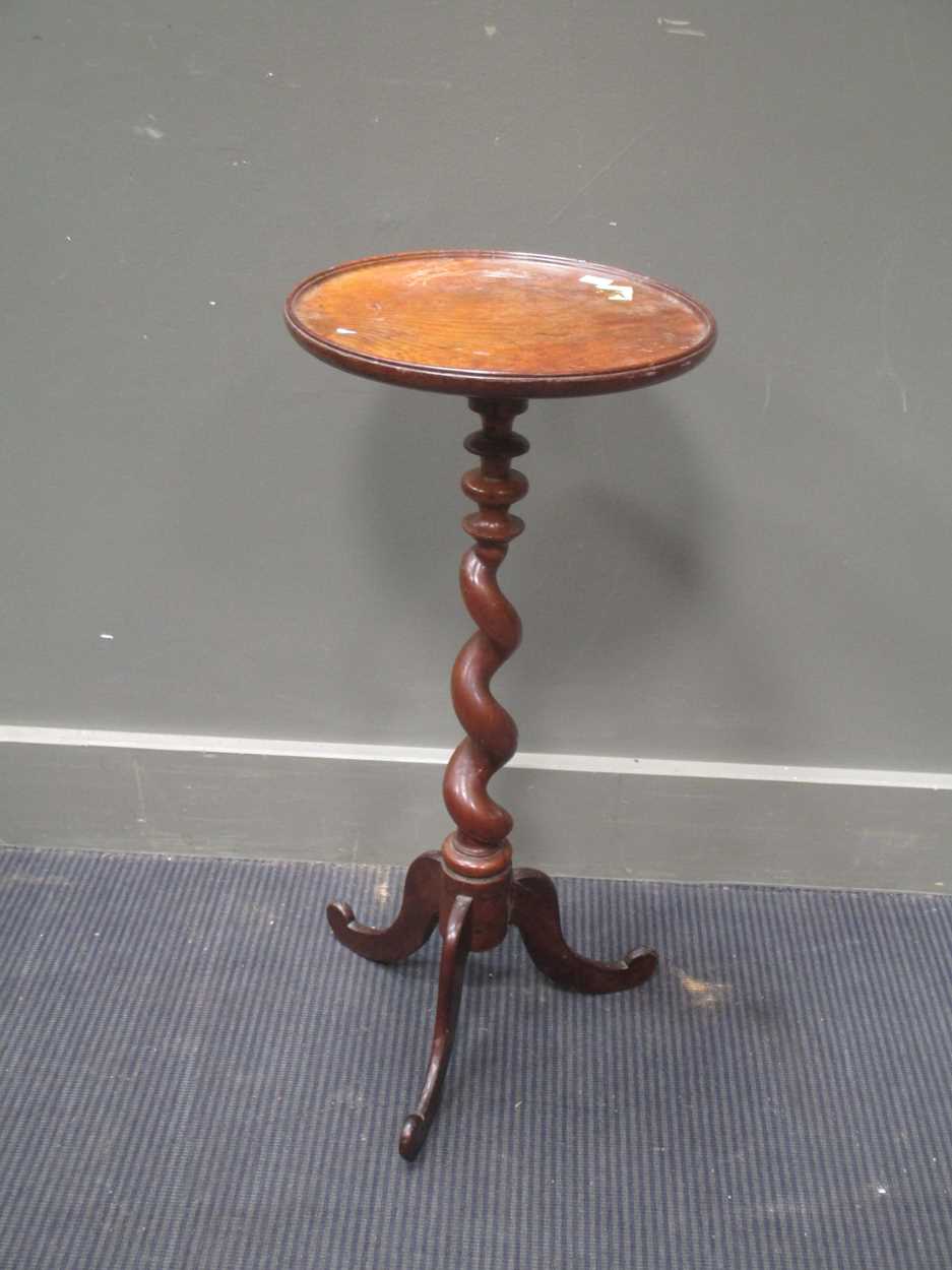 Three 19th century tripod tables and another tripod table, the tallest 74cm high (4) - Image 6 of 19