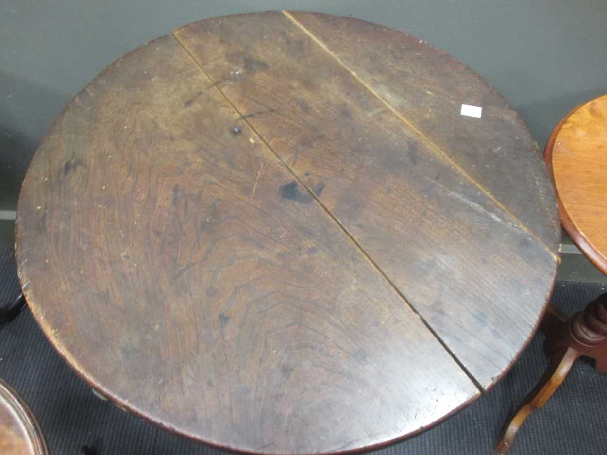 Three 19th century tripod tables and another tripod table, the tallest 74cm high (4) - Image 19 of 19