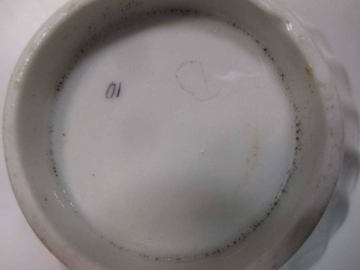 A continental porcelain cup and saucer circa 1780, a Barr Worcester teabowl circa 1790, a faience - Image 15 of 20