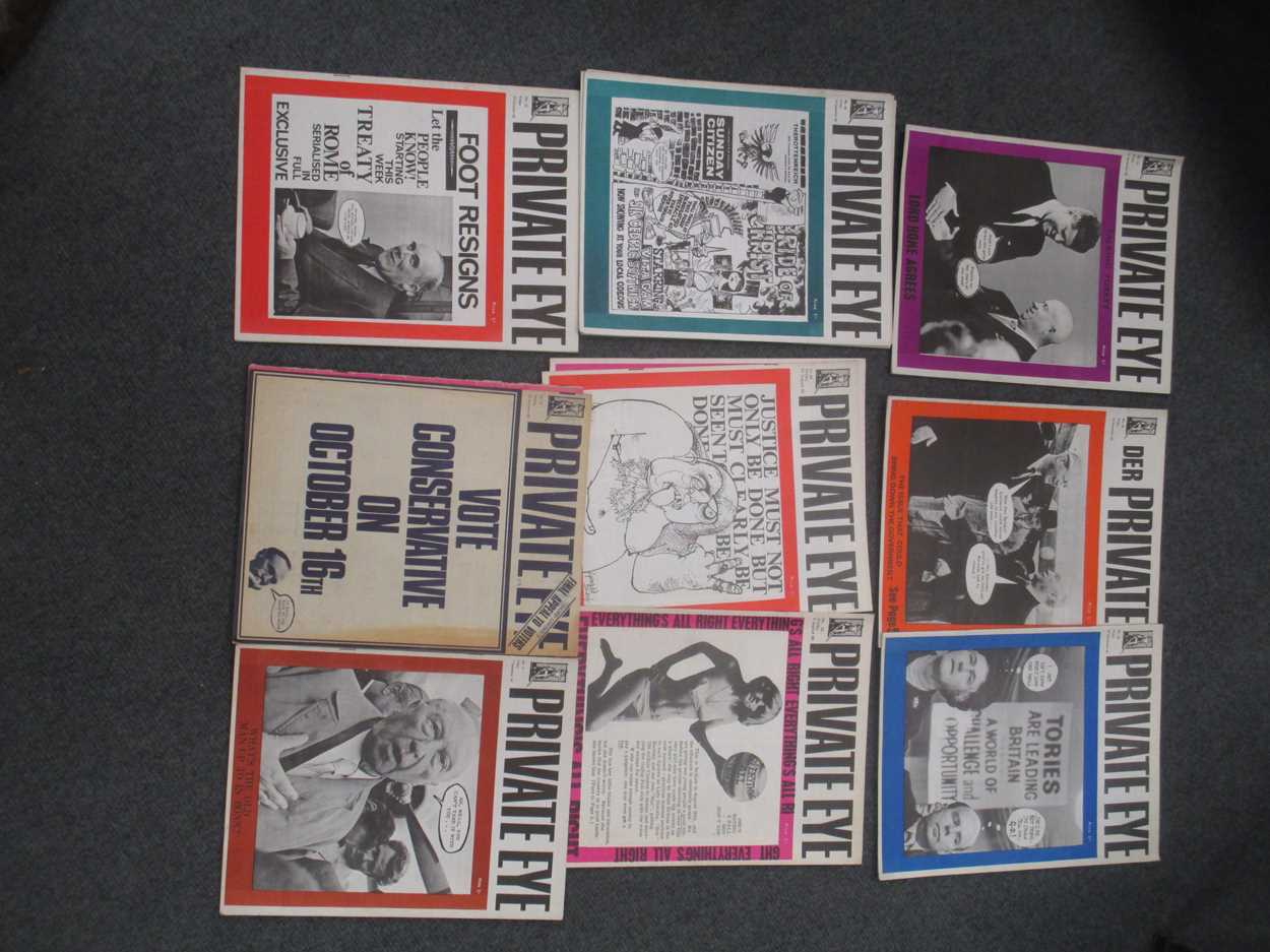 Copies of Private Eye 1962/3/4 and Liberal political posters 1960's - Image 2 of 2