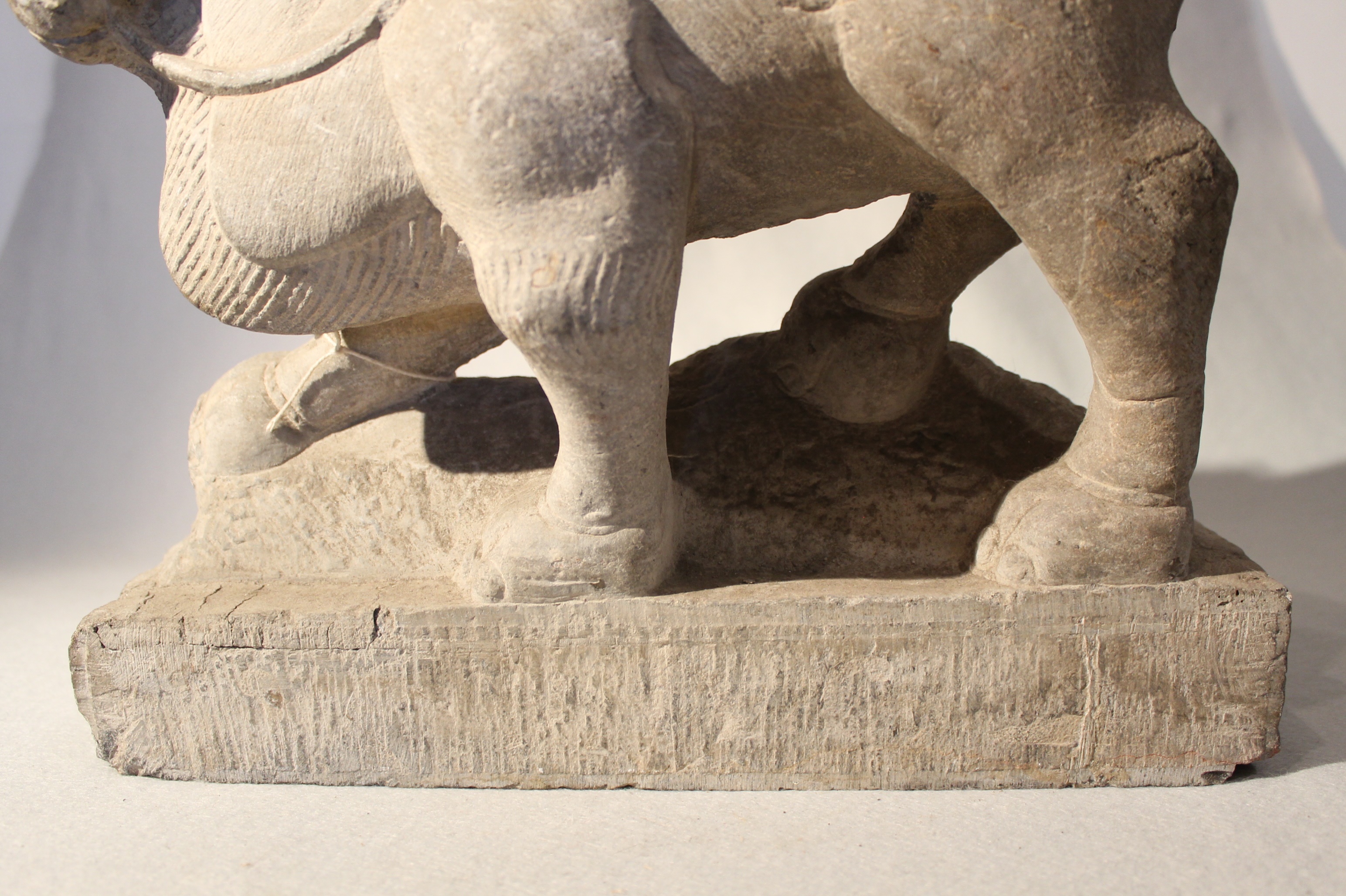 A Chinese stone model of a camel - Image 4 of 4