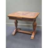 Cotswold type oak draw leaf table