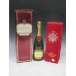 Laurent Perrier Brut champagne 1.5litre bottle c.1990s, boxed; with another by Waitrose and a