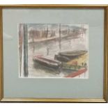 Moila Powell (British 1895-1994), Harbour in Bantry Bay, Southern Ireland, 1939, signed 'M.P' (lower