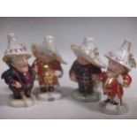 Four Royal Crown Derby Mansion House Dwarves, each from an edition of 20 for Peter Jones, Wakefield,