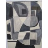 Three works by Sidney Horne Shepherd, to include a pair of abstract collages, each signed with