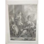 A collection of eight mixed prints, including maritime and classical scenes (8)
